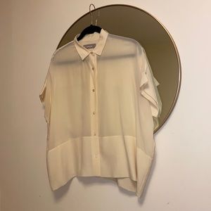 The Clean Silk Short-Sleeve Square Shirt